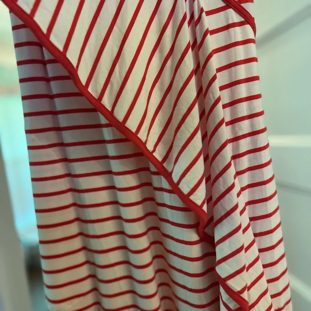 Women’s Medium Soma Striped Adjustable Strap Jersey Dress NWT - Picture 8 of 10